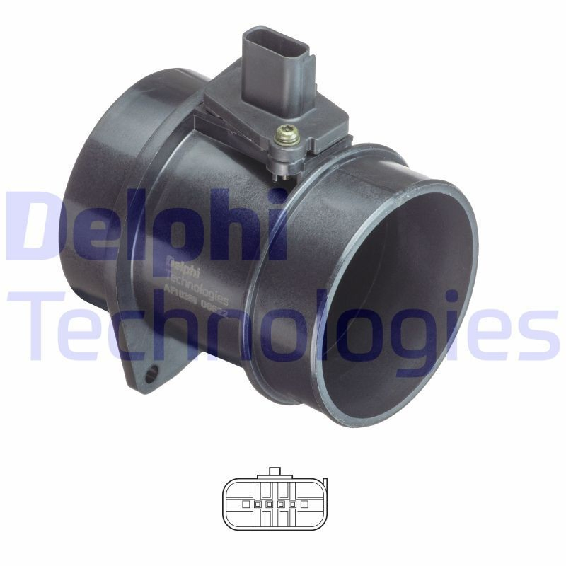 AF1038012B1 Delphi Датчик витрати повітря
