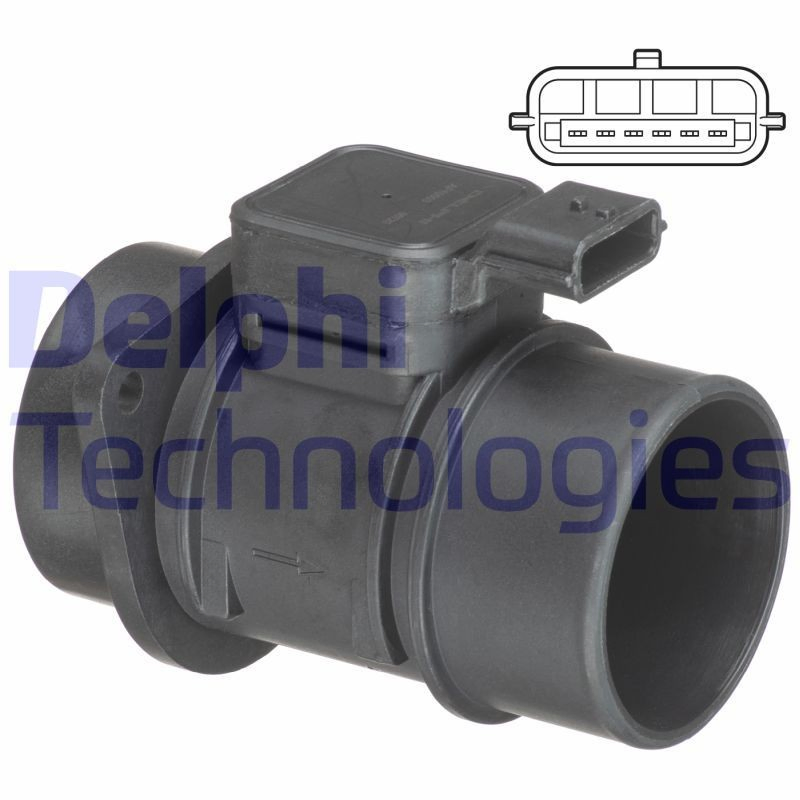 AF1050312B1 Delphi Датчик витрати повітря