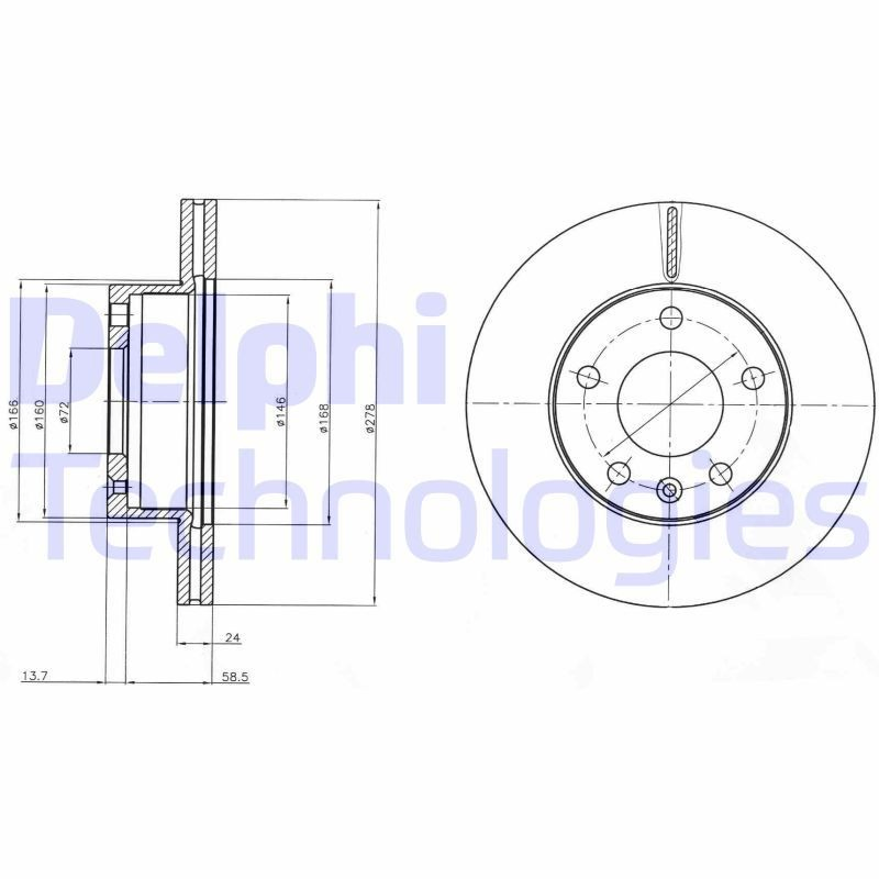 Купити BG4022 Delphi Ротор гальмівний