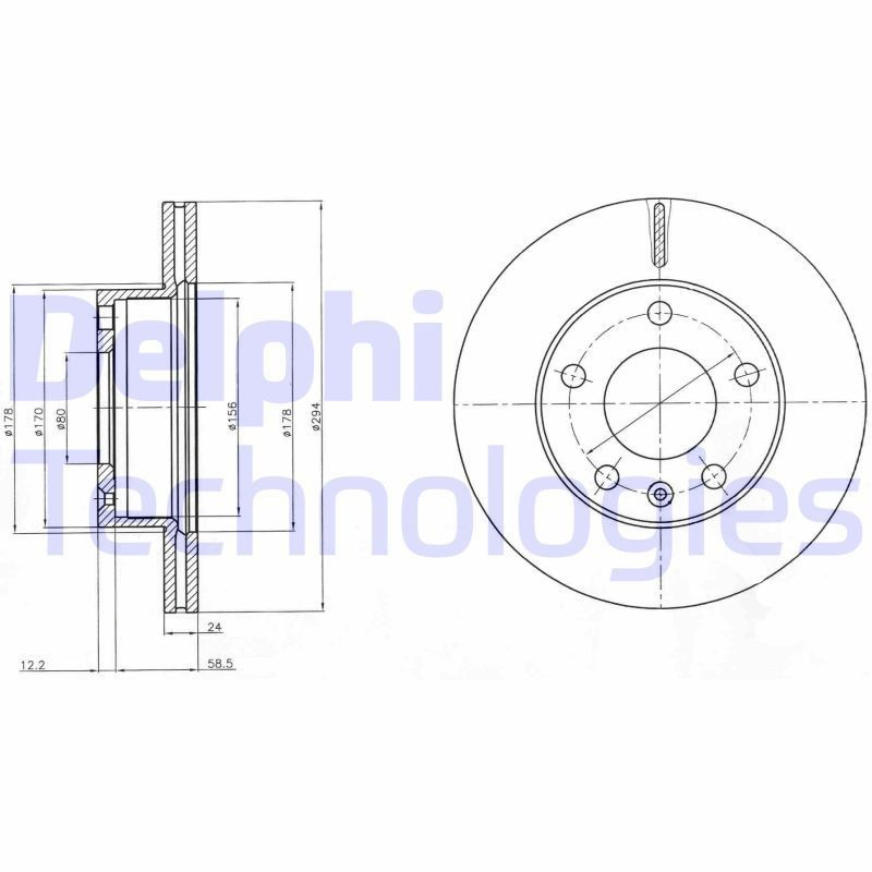 Купити BG4023 Delphi Ротор гальмівний