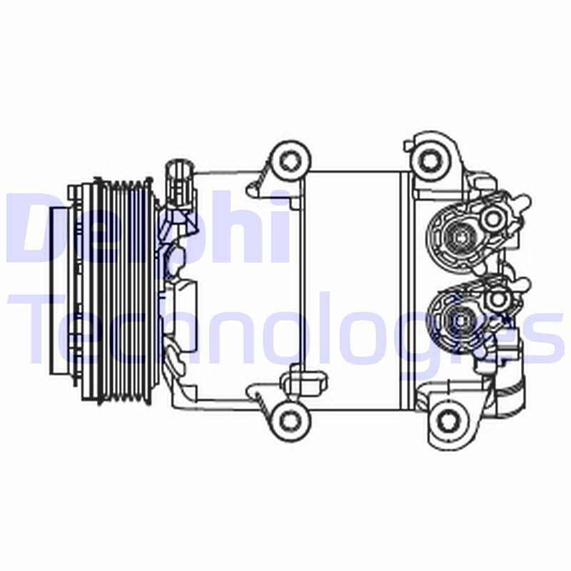 Компресор системи кондиціювання Delphi CS20466 ціна, від 190.02 USD
