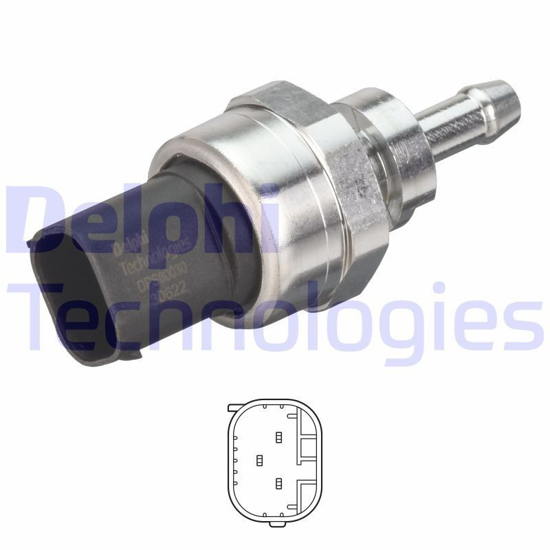 Датчик тиску вихлопних газів DPS0003012B1 Delphi