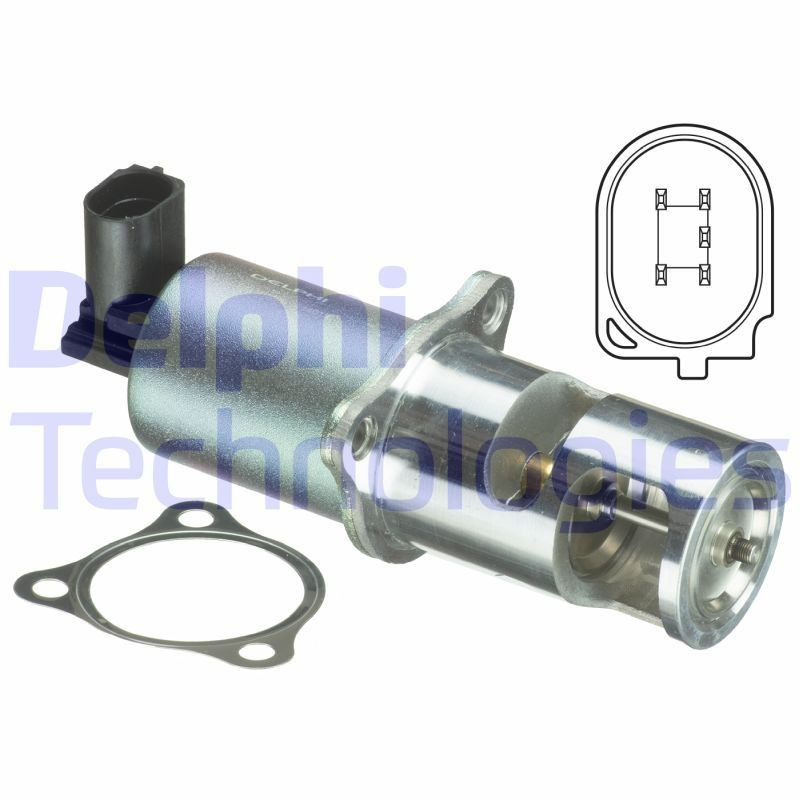 EG1039812B1 Delphi Клапан рециркуляції відпрацьованих газів EGR