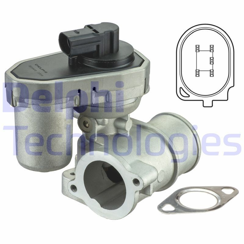 EG1041012B1 Delphi Клапан рециркуляції відпрацьованих газів EGR