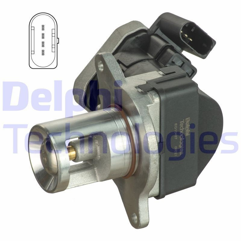 EG1048712B1 Delphi Клапан рециркуляції відпрацьованих газів EGR