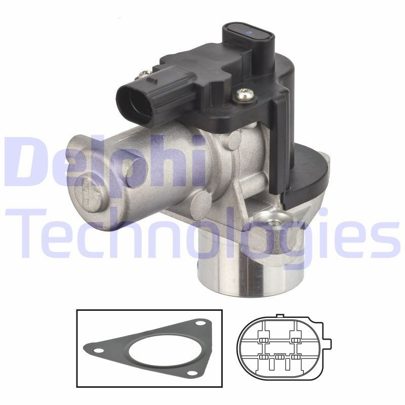EG1061712B1 Delphi Клапан рециркуляції відпрацьованих газів EGR