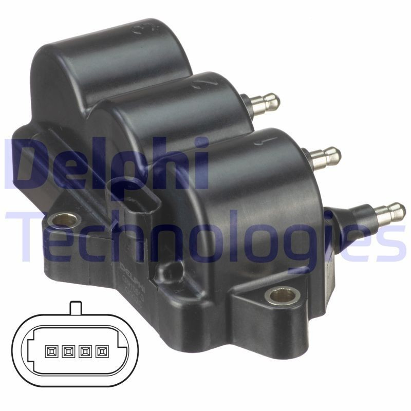 GN1051312B1 Delphi Котушка запалювання