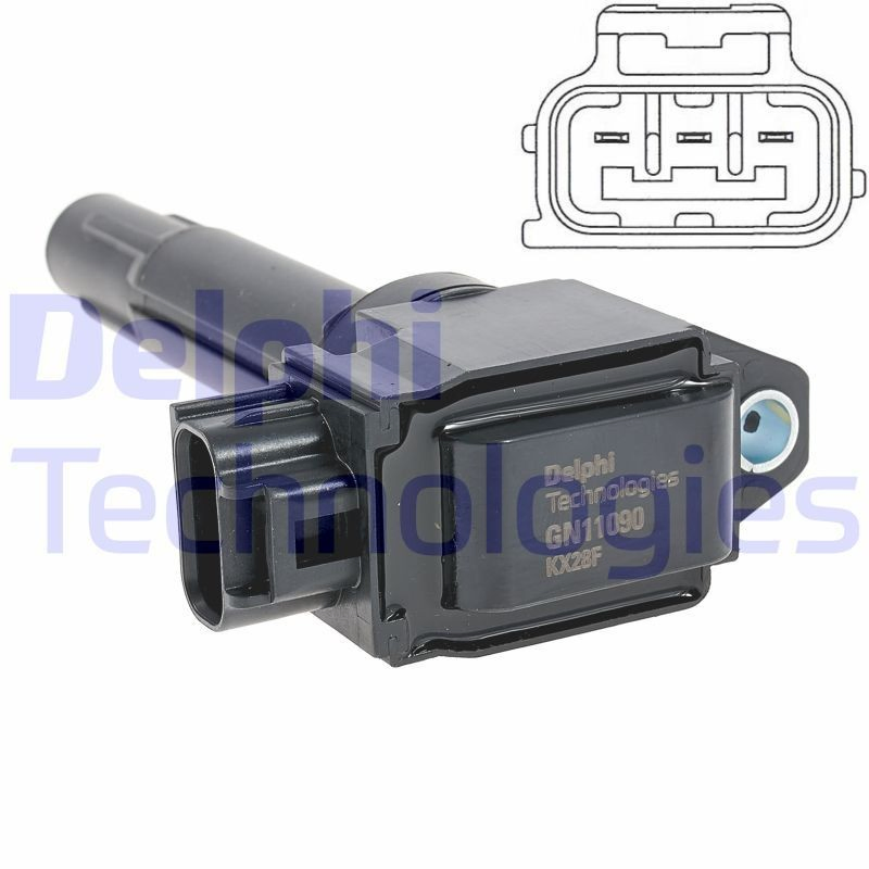 Котушка запалювання Delphi GN1109012B1 ціна, від 37.49 USD