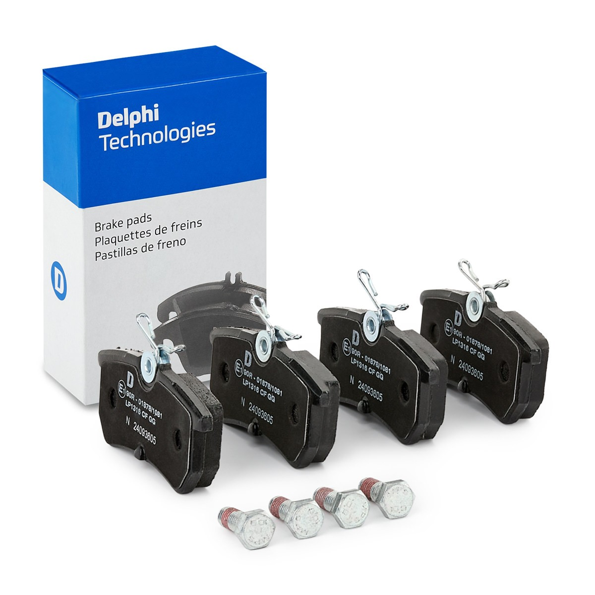 Задні дискові колодки Delphi LP1316