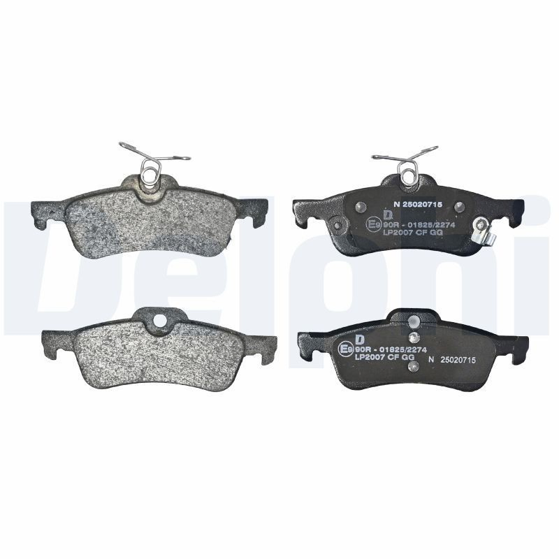 Задні гальмівні колодки Delphi LP2007 ціна, від 18.59 USD