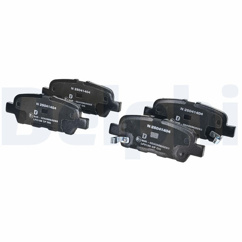Задні гальмівні колодки Delphi LP3158 ціна, від 19.52 USD
