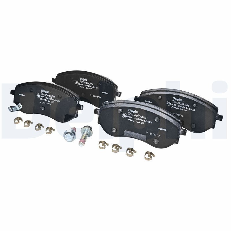 Гальмівні колодки Delphi LP3401 ціна, від 47.62 USD