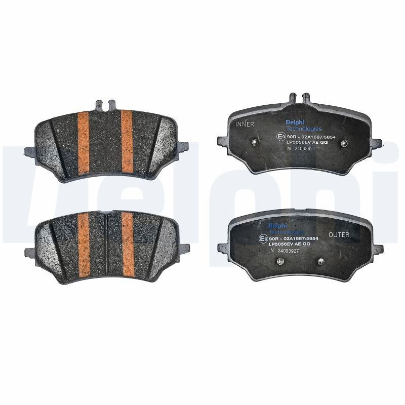 Задні гальмівні колодки Mercedes A0004200606 ціна, від 66.60 USD