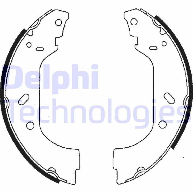 Купити LS1715 Delphi Колодки гальмові задні, барабанні