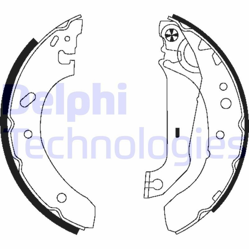 Купити LS1783 Delphi Колодки гальмові задні, барабанні