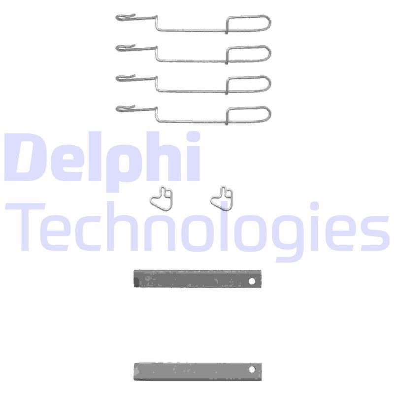 Купити LX0347 Delphi Ремкомплект гальмівних колодок