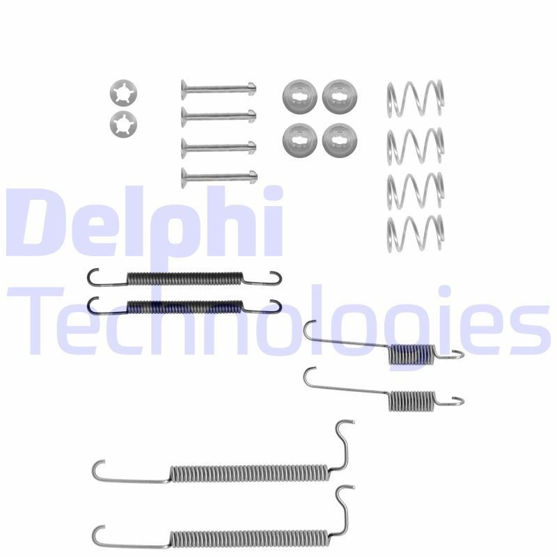 Купити LY1046 Delphi Монтажний комплект задніх барабанних колодок