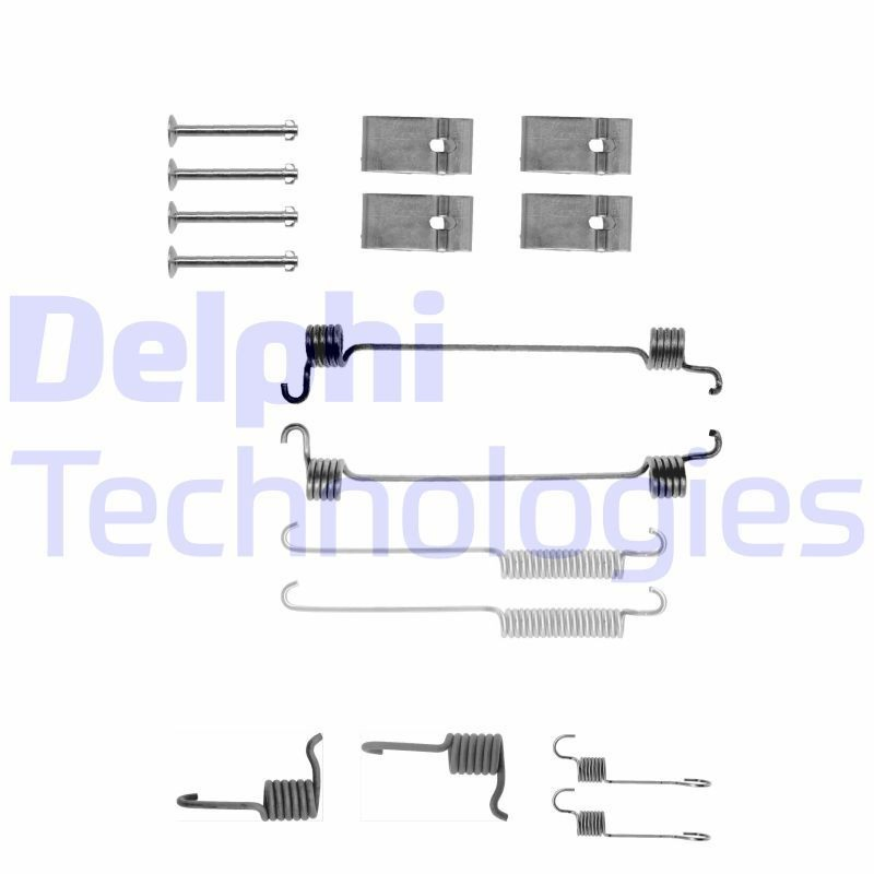 LY1119 Delphi Монтажний комплект задніх барабанних колодок
