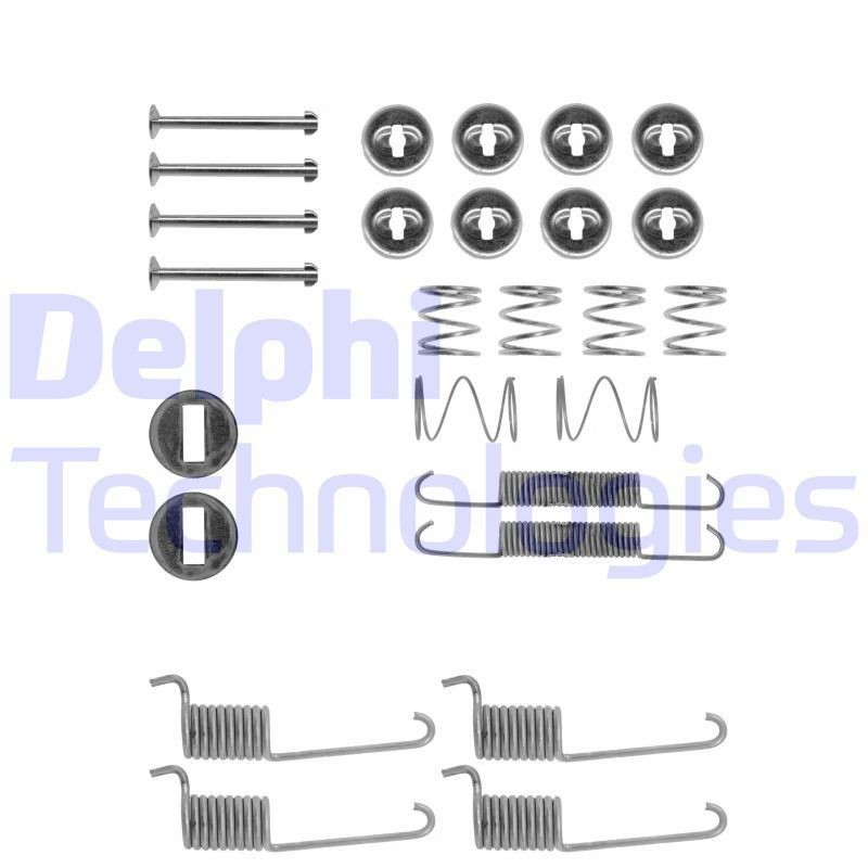 LY1196 Delphi Монтажний комплект задніх барабанних колодок