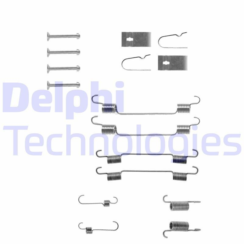 LY1202 Delphi Монтажний комплект задніх барабанних колодок