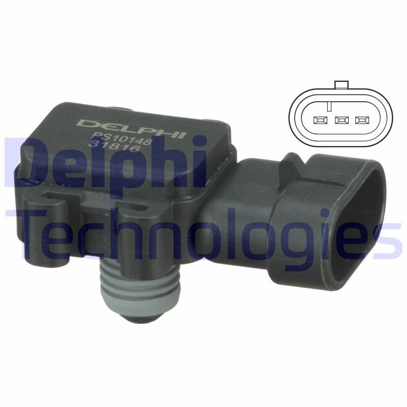 PS10148 Delphi Датчик наддува