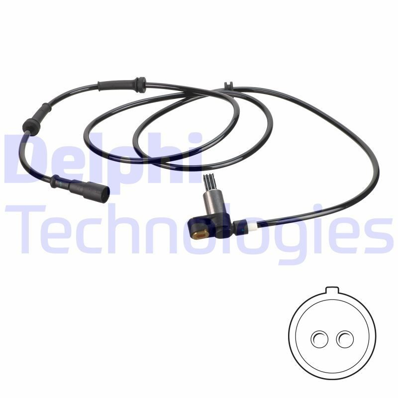 Датчик ABS задній правий Delphi SS20749 ціна, від 18.71 USD