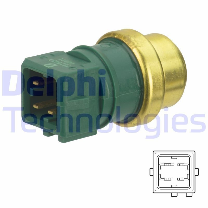 TS10487 Delphi Покажчик температури охолоджуючої рідини
