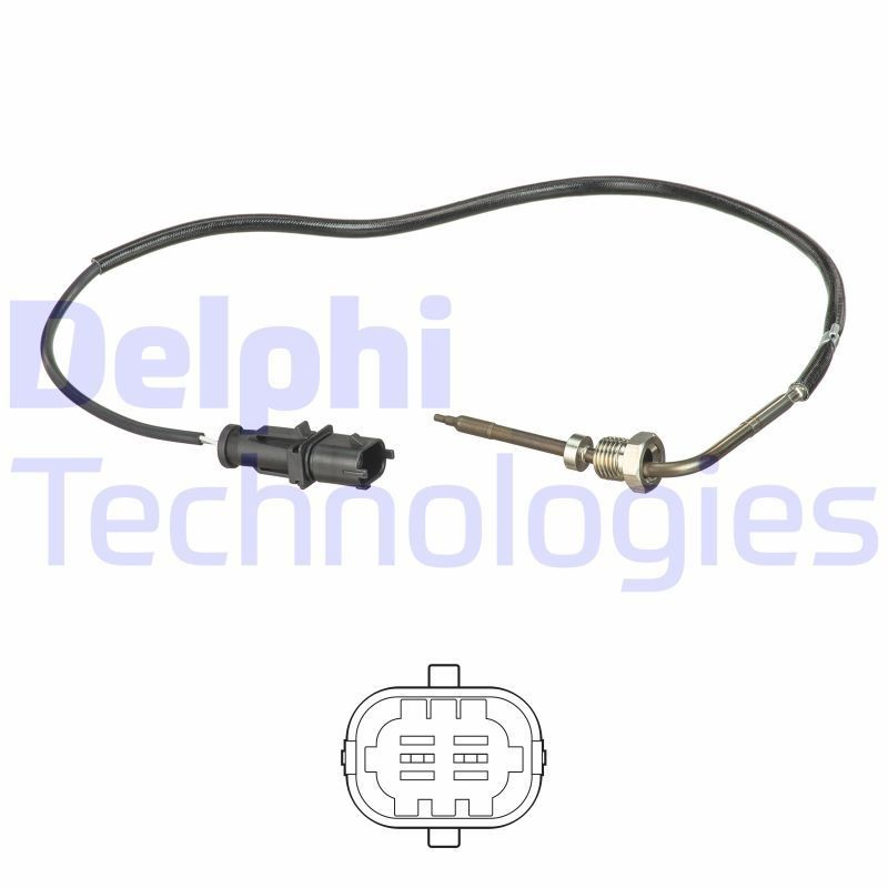 TS30113 Delphi Датчик температури відпрацьованих газів (ВГ), після фільтр сажі