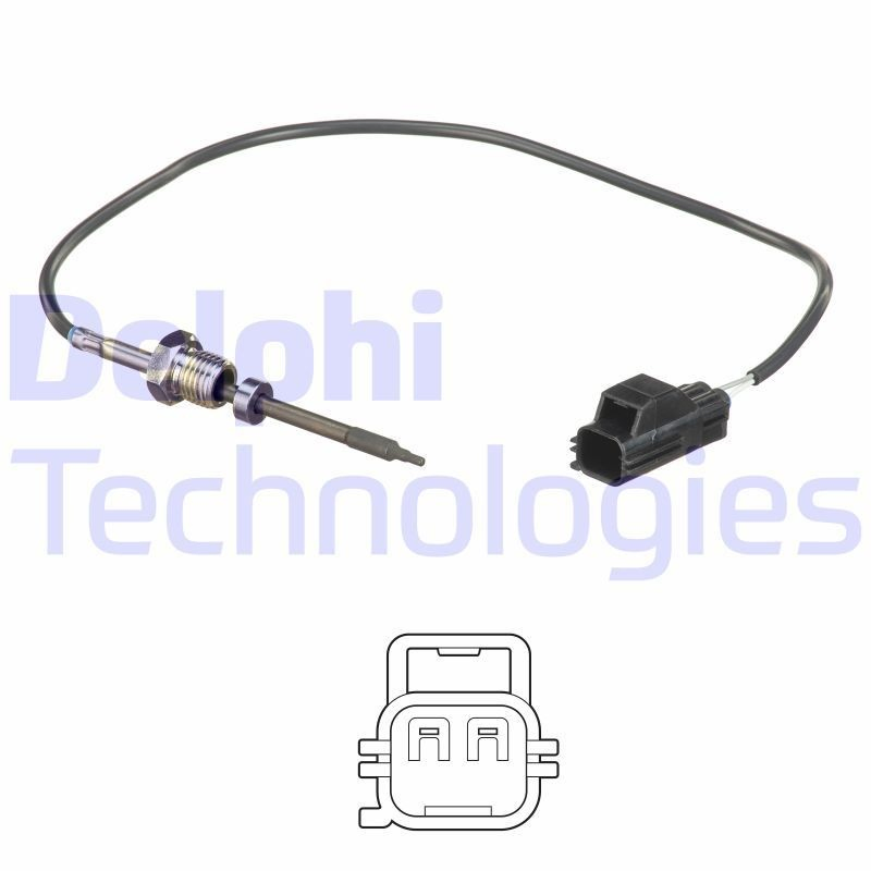TS30149 Delphi Датчик температури відпрацьованих газів (ВГ), перед фільтром сажі
