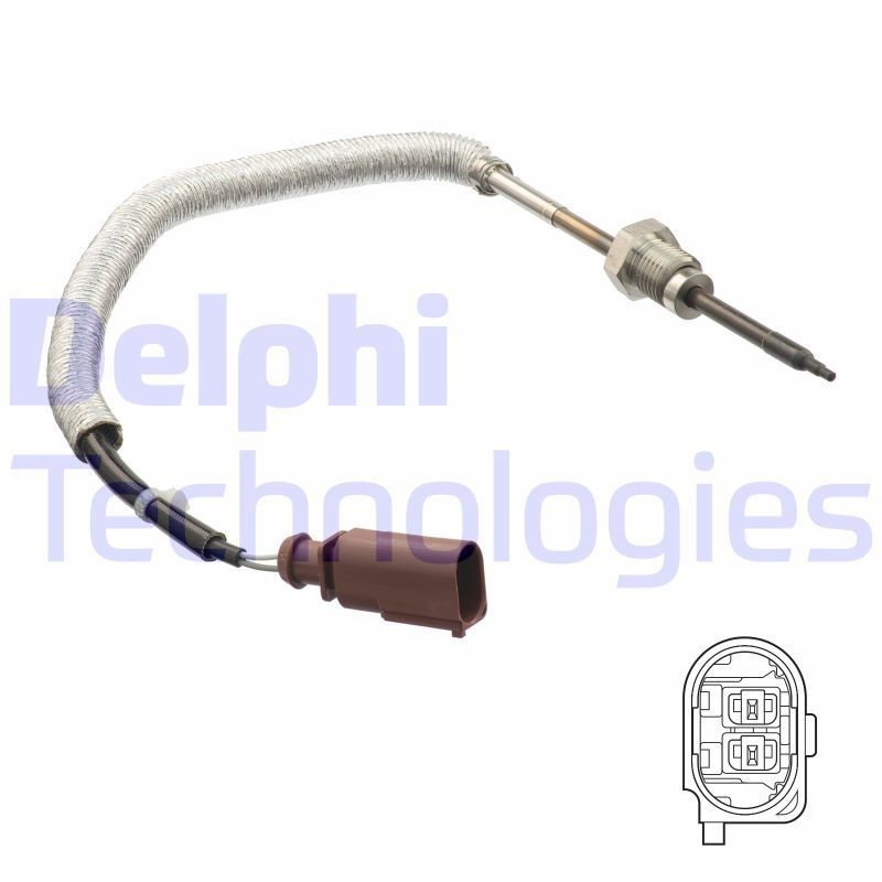 TS30162 Delphi Датчик температури відпрацьованих газів (ВГ), перед фільтром сажі
