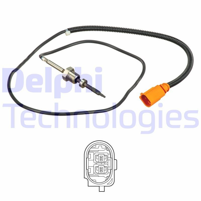 TS30166 Delphi Датчик температури відпрацьованих газів (ВГ), після фільтр сажі