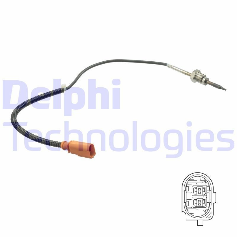 TS30175 Delphi Датчик температури відпрацьованих газів (ВГ), після фільтр сажі