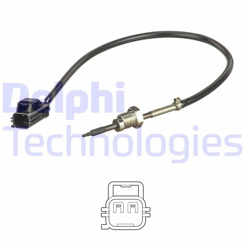 TS30224 Delphi Датчик температури відпрацьованих газів (ВГ), перед фільтром сажі