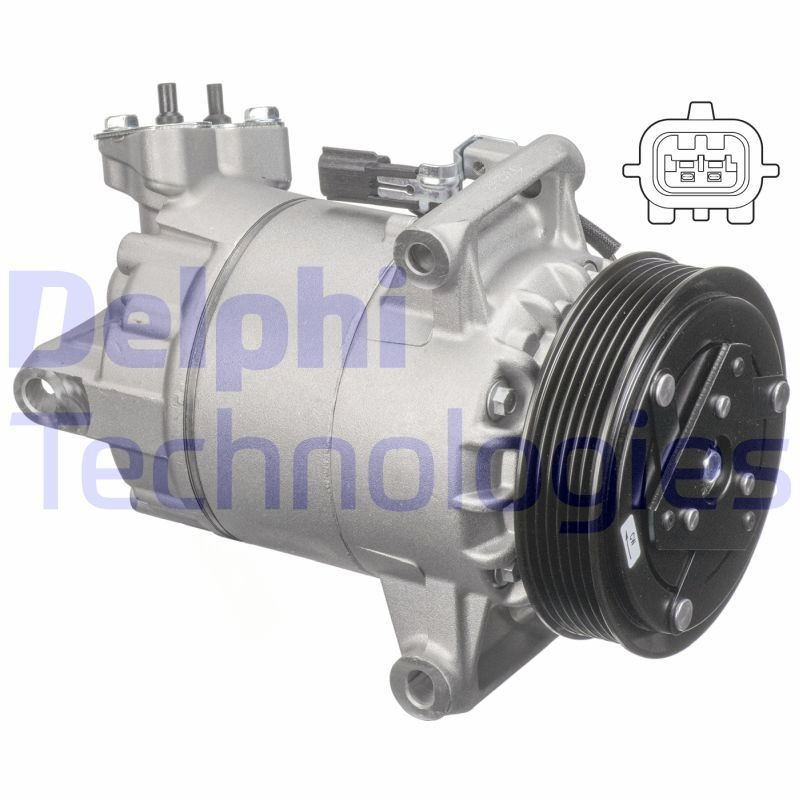 Компресор системи кондиціювання Delphi TSP0155927 ціна, від 157.68 USD