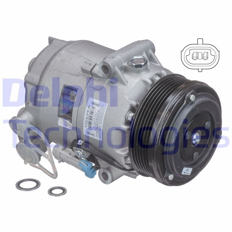 Компресор системи кондиціювання Delphi TSP0155931 ціна, від 272.30 USD
