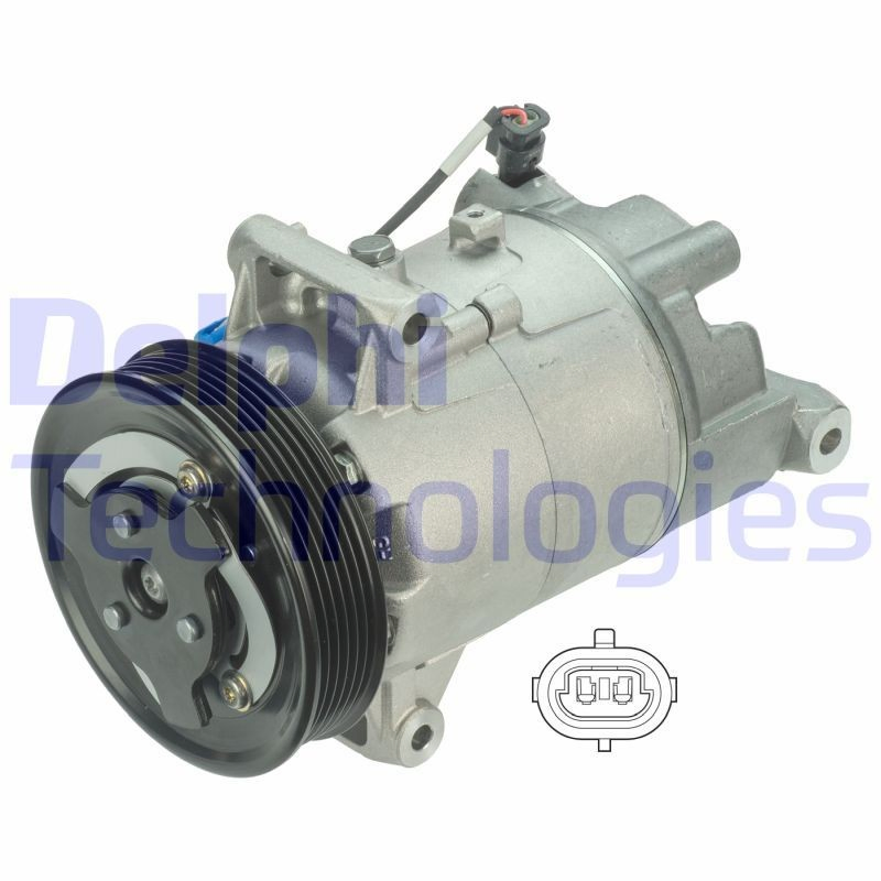 Компресор системи кондиціювання Delphi TSP0155948 ціна, від 95.90 USD