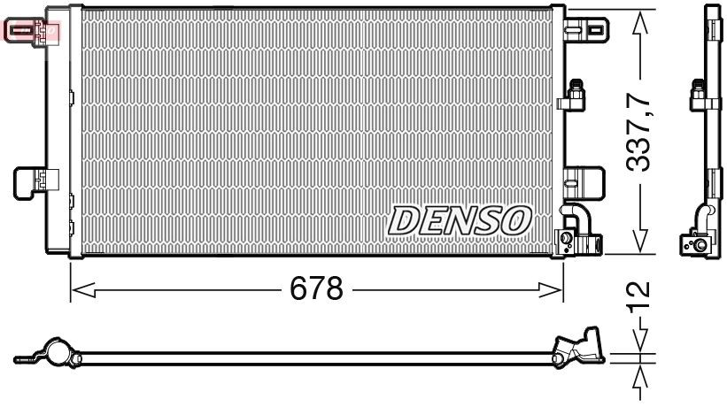 DCN02001 Denso Конденсатор