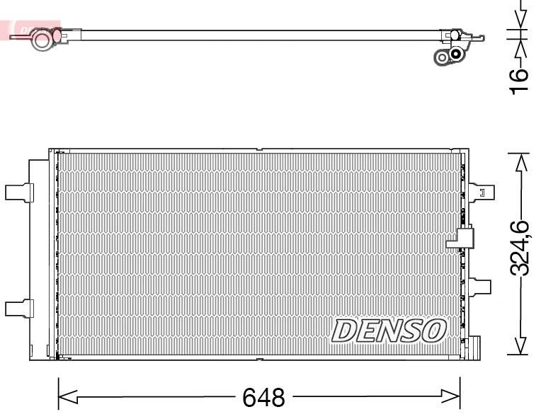 DCN02044 Denso Конденсатор