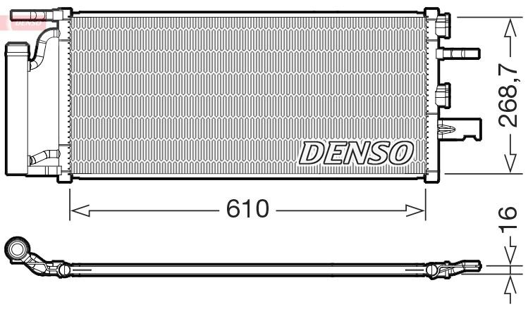 DCN05036 Denso Конденсатор
