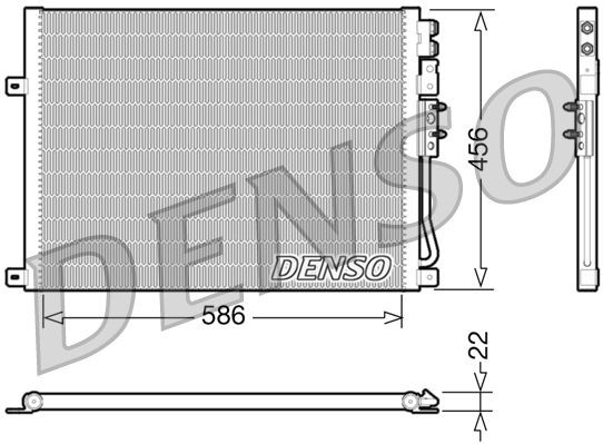 DCN06009 Denso Конденсатор