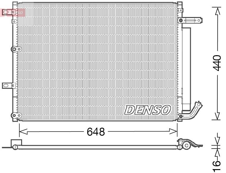DCN06018 Denso Конденсатор