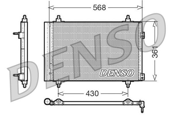 DCN07008 Denso Конденсатор