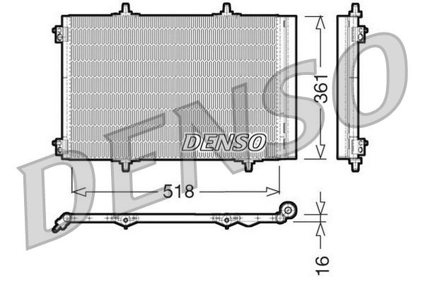 DCN07013 Denso Конденсатор