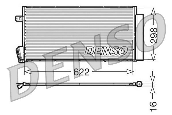 DCN09018 Denso Конденсатор