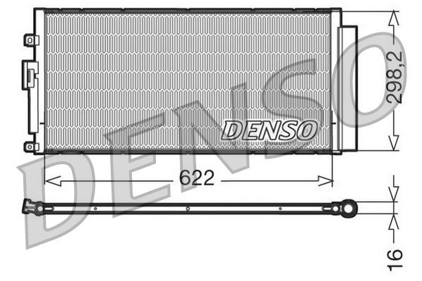 DCN09046 Denso Конденсатор