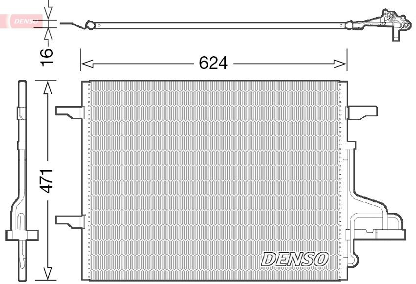 DCN10027 Denso Конденсатор