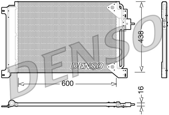 DCN12004 Denso Конденсатор