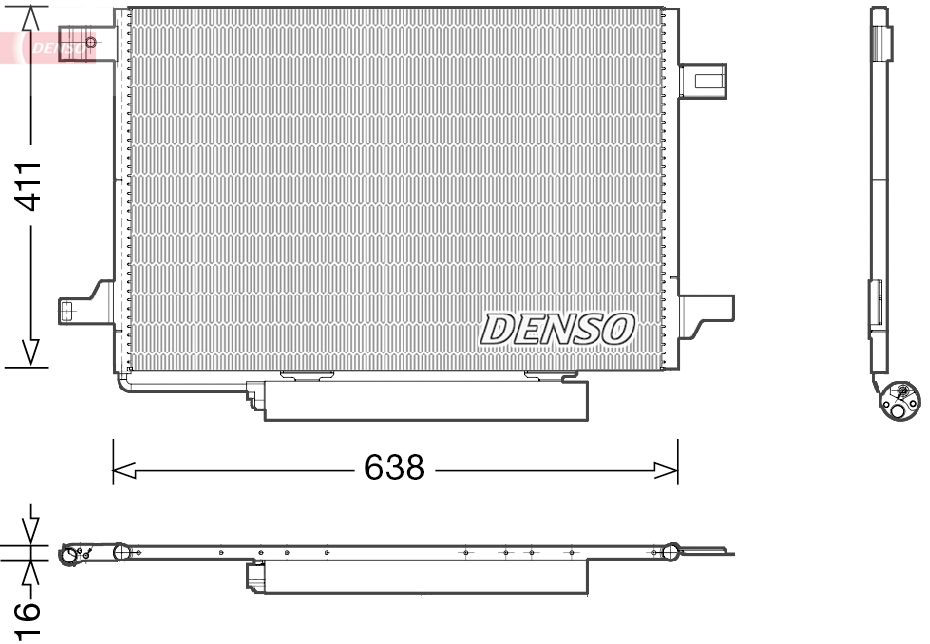 DCN17004 Denso Конденсатор