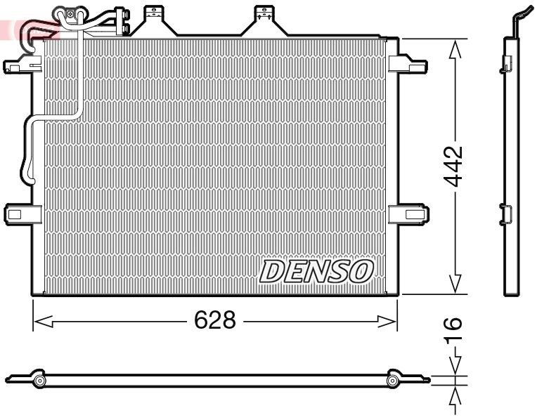 DCN17018 Denso Конденсатор