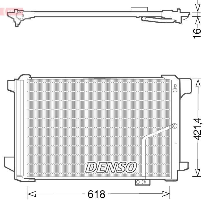 DCN17035 Denso Конденсатор